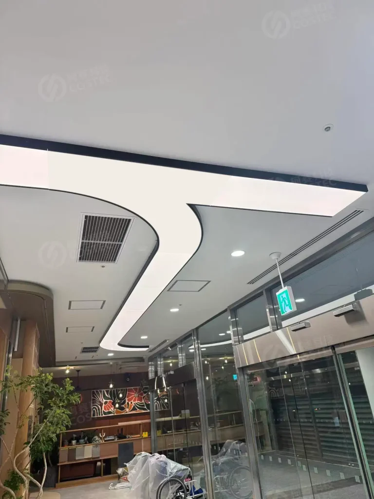 AEON永旺项目拼接面板灯照明效果