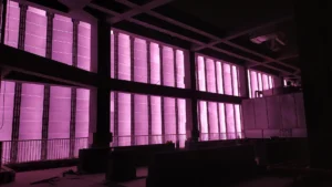 建筑空间大型幕墙灯光板照明项目