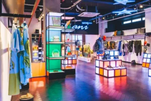 服装零售门店 RGBW 光板照明应用